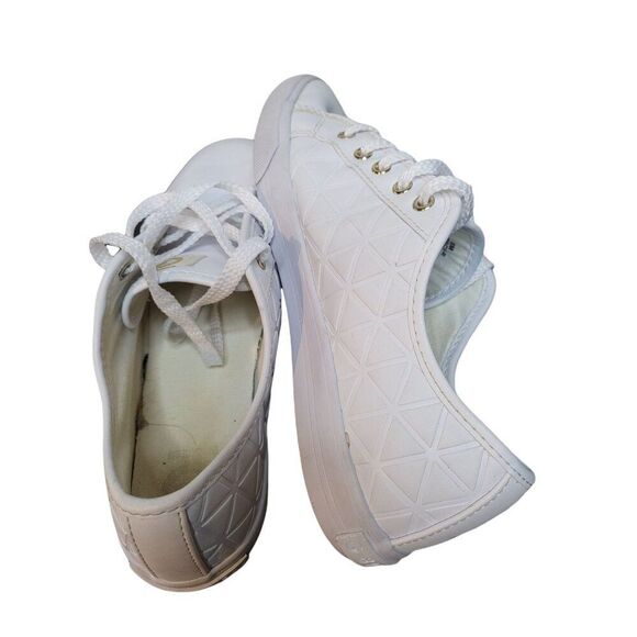 G By Guess Backer 2 Sneakers Women Sz 8M White Lace Up Designer Boho - Picture 5 of 6